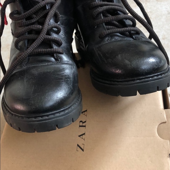 ZARA black combat/boots - Picture 8 of 8